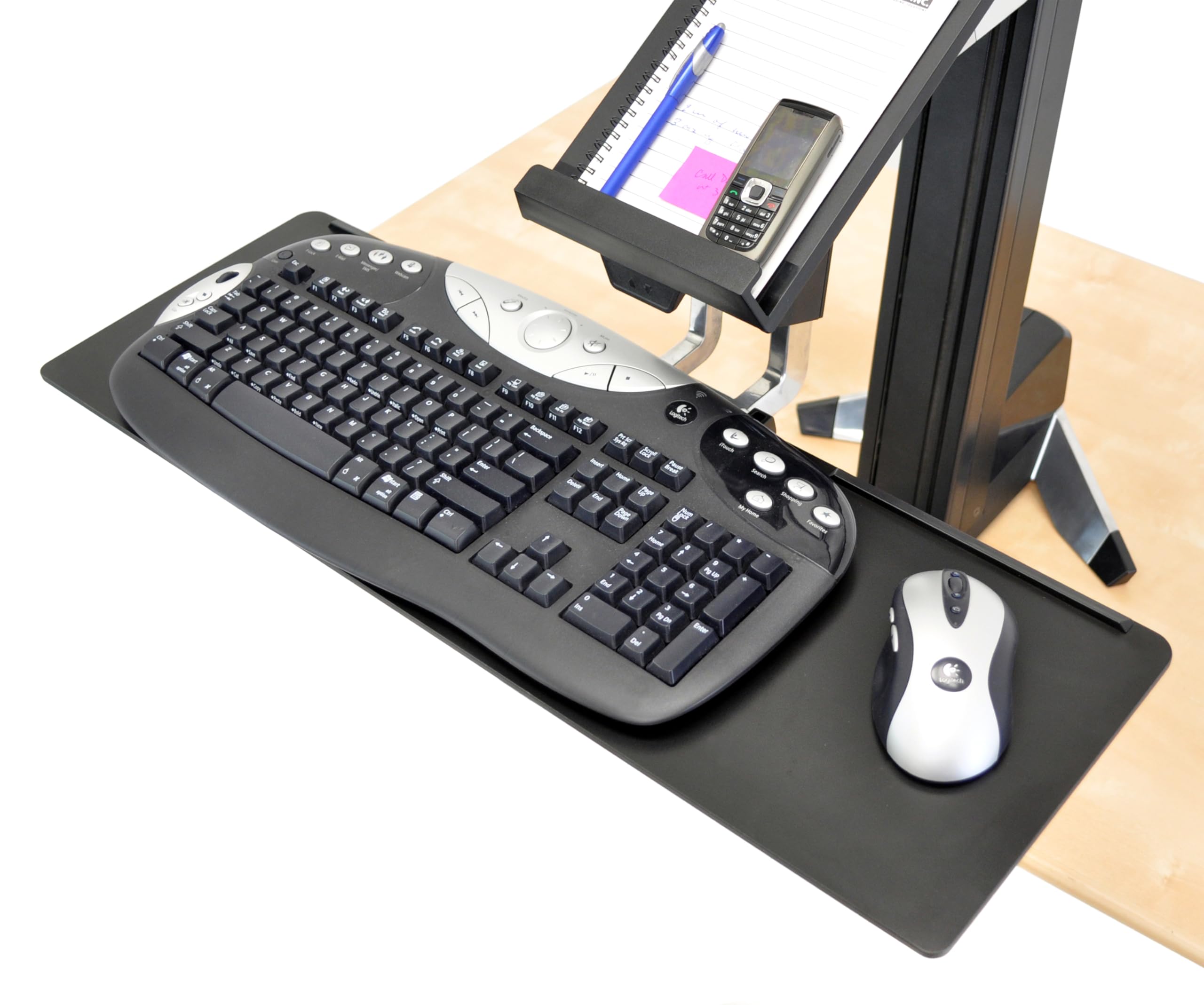 Amazon.co.jp：エルゴトロン WorkFit-S用 大型キーボードトレイ 97-653